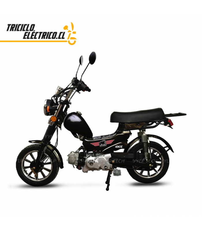 Bicimoto 49 cc 4 Tiempos Bencinera Color Negro