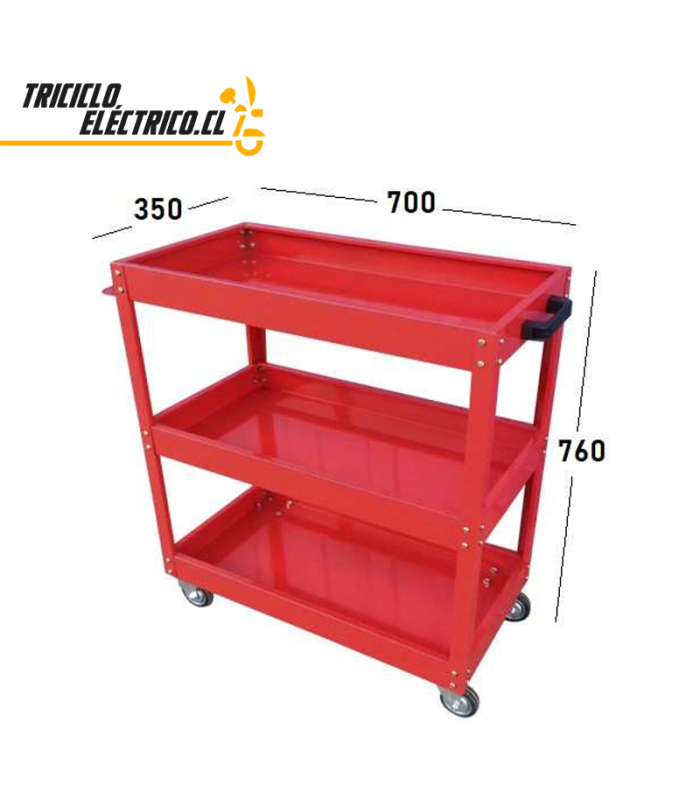 Carro con Ruedas Metálico para Herramientas